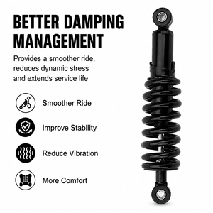 Amortisseur arrière universel réglable de 250 mm, suspension à amortissement, ressort de 10 mm pour moto tout-terrain, <span class=keywords><strong>quad</strong></span>, buggy, ATV de 50 cc à 125 cc - Product Image 2