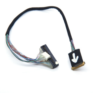 DF14-20P-1.25C Kabel Sinyal LVDS Anti-interferensi untuk Detektor Medis Portabel Instrumen LCD Kecil - Product Image 4