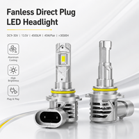 Ampoule de phare LED SFIDA WM20 DC9-30V en alliage de zinc et d'aluminium, refroidissement intégré, Plug and Play, pour voiture, moto, feu antibrouillard