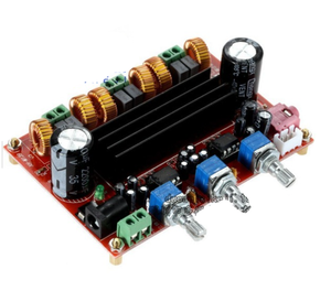 XH-M139 2.1-kanaals digitale eindversterkerkaart, 12V - 24V breedspanning, TPA3116D2, 2 * 50W + 100W - Product Image 1