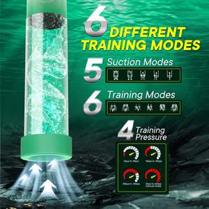 자동 흡입 남성용 진공 음경 펌프 확대기 발기 훈련 전기 확대 장치 남성용 펌프 자위기구 - Product Image 4