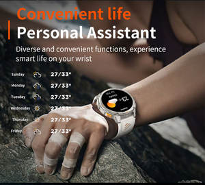 Montre connectée sport intelligente personnalisable HT33 avec batterie grande capacité 1100 mAh pour hommes, appels Bluetooth, suivi de santé en extérieur, OEM/ODM - Product Image 6