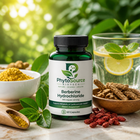 Extrait naturel de Coptis, poudre de berbérine à 98 % pour le soutien immunitaire et l'équilibre du métabolisme énergétique