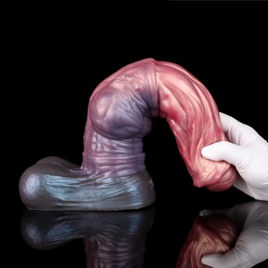 FAAK Dildo de Caballo de Fantasía Suave, Tallas S M L, con Ventosa, Plug Anal, Doble Capa de Silicona, Pene, Masturbador Femenino - Product Image 6