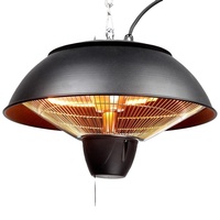 Chauffe-soleil infrarouge halogène portable à suspendre au plafond, pour extérieur, patio, jardin, café, restaurant, usage commercial, avec télécommande
