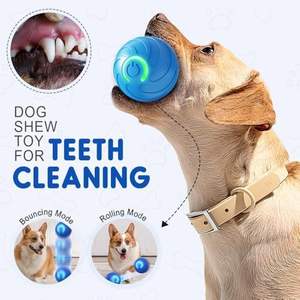 Auto-Rolling Dog Ball - USB wiederauf lad bares interaktives Haustiers pielzeug, bewegungs aktivierter kau sicherer Ball für kleine/große Rassen - Product Image 1