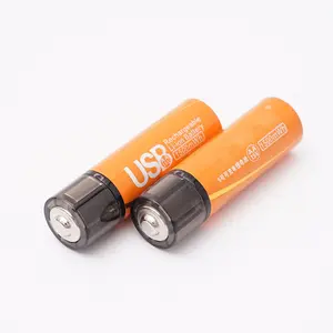 नई डिजाइन कम कीमत हाई आउट मैग्नेटिक एनसीए टाइप-ए 1.5 वी एए यूएसबी रिचार्जेबल ली-आयन बैटरी सेल 1500 एमडब्ल्यूएच