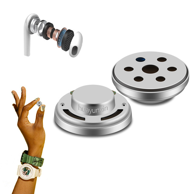 Huayunxin New Arrival Loudspeaker Driver Unit Full Range Speaker Accessory Part for High End Headphone 16mm 22ohm 118dbdb 3mw