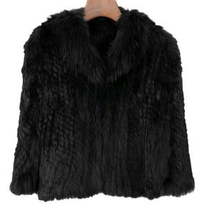 Nouveau Manteau d'<span class=keywords><strong>Hiver</strong></span> en Fourrure de <span class=keywords><strong>Lapin</strong></span>, Court, en Fourrure de Renard, Tendance, Grand Col, Style <span class=keywords><strong>Sauvage</strong></span> et Élégant - Product Image 5