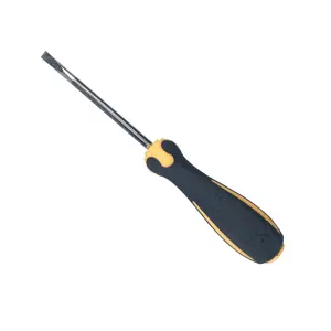 China Professional Manufacture Plastic Handle slotted head Screwdriver types with durable