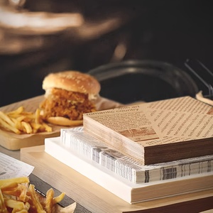Papel de Hornear con Logotipo de <span class=keywords><strong>Marca</strong></span>, Papel Antigrasa Impreso Personalizado, Papel de Envolver a Prueba de Aceite para Alimentos, Pan y Productos de Panadería - Product Image 2