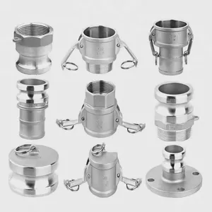Factory price type A, B, C, D, E, F, DC, DP pipe camlock fittings Stainless Steel quick female cam lock coupling