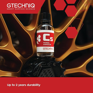 Gtechniq เกราะล้อ C5 30มล. เคลือบเซรามิคสำหรับขอบล้ออัลลอยด์กันฝุ่นเบรกไฮโดรโฟบิกทนความร้อนรายละเอียดรถ - Product Image 5