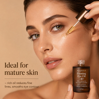 Huile Essentielle Contour des Yeux Anti-Âge Effet Raffermissant et Liftant, Hydratante et Repulpante, Atténue les Rides et Ridules, Marque Blanche