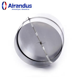 Katup Anti Balik Kipas Exhaust / Penutup Anti Balik Logam / Peredam Pengering untuk Saluran Kipas Exhaust - Product Image 4