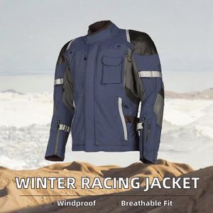 Vestes de moto pour hommes et femmes adultes, respirantes, à imprimé numérique, anti-UV, coupe-vent, en polyester, manches longues, pour la course hors route - Product Image 2