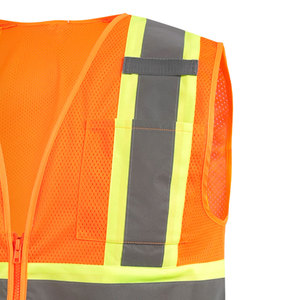 Gilet de sécurité respirant à séchage rapide, vêtements de travail, taille adulte, gilet de sécurité personnalisé, haute visibilité, réfléchissant, imperméable, gilet de travail de sécurité - Product Image 6