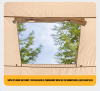 Tente Gonflable Imperméable Haut de Gamme en Tissu Oxford, Portable et Détachable, pour Fêtes et Aventures en Camping