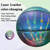 Ballon de basketball taille 7 en cuir PU, officiel pour adultes, personnalisable avec logo, pour entraînement et matchs en extérieur et en intérieur, vente en gros usine