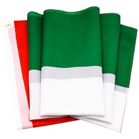 Bendera Timor-Leste 3x5Ft 100D Bendera Nasional dengan 2 Lubang Logam Anti Luntur Warna Cerah Bendera 3x5 Kaki Grosir Kustom