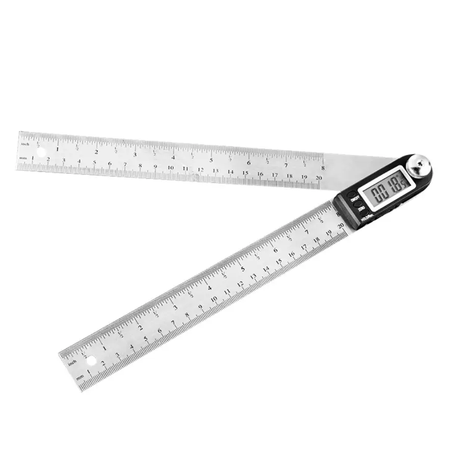 Portable Stainless Steel Angle Ruler Electron Goniometer Protractor Angle finder Digital Angle Gauge