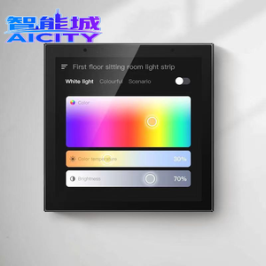 Sheng Qiong Golden Security - Panel de Control Central con Pantalla Táctil de 4 Pulgadas y Altavoces de Techo de 2 Vías, Compatible con Tuya Gateway para Dispositivos de Hogar Inteligente - Product Image 3