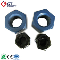 Vente en gros 1/2 9/16 5/8 3/4 7/8 Oxyde noir ASME B18.2.4.6M A194 2H 2HM Écrou hexagonal lourd pour la fabrication de machines lourdes