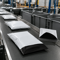 Enveloppes d'expédition en polyéthylène blanches auto-adhésives de 5x7 pouces, sacs d'expédition en plastique, petites enveloppes de coursier, vente en gros