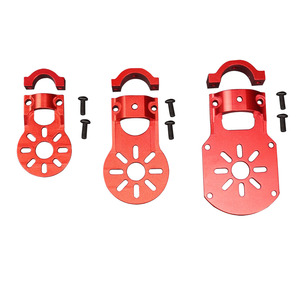 Soporte de motor CNC de aluminio de 16 mm, brazo de tubo de carbono rojo y negro, soporte de motor multirrotor para drones de carreras - Product Image 1