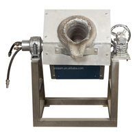 Four de fusion électrique à induction compact de 30 kg à 150 kg pour acier, fer, aluminium, cuivre et autres métaux – Équipement de laboratoire