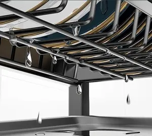 Égouttoir à vaisselle grande capacité en acier inoxydable à 3 niveaux, réglable et étanche, pour rangement de plats de cuisine - Product Image 6