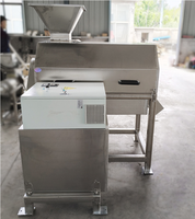 Enkelkanaals roestvrijstalen schil-, ontpit- en pulpermachine voor het maken van fruitsap van aardbeien, tomaten, mango's en jujubes