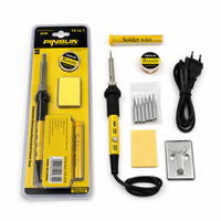 Kit de fer à souder 10 en 1 PINSUN 60W, température réglable, outil de soudage électrique, ensemble de sécurité ESD pour réparation DIY, prix d'usine