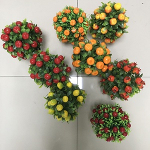 25Cm Nhân Tạo Cây Ăn Quả Táo Chanh Anh Đào Nhân Tạo Bonsai Cho Khách Sạn Nhà Trang Trí - Product Image 6