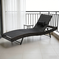 Chaises de jardin inclinables modernes pour bronzer en plein air avec mobilier de plage en tissu pour piscines, hôtels, salons et chambres