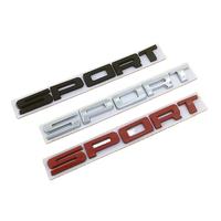 Autocollant Métallique 3D pour Coffre de Voiture, Emblème Sportif, Logo, Lettres, Badge