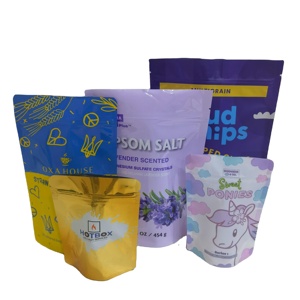 Custom eco-friendly <span class=keywords><strong>per</strong></span> uso alimentare biodegradabile tè sacchetto termosalda Stand up chiusura a Zip <span class=keywords><strong>carta</strong></span> Kraft <span class=keywords><strong>per</strong></span> Pet Food - Product Image 6