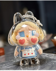 ฝาครอบพลาสติกใสสำหรับ popmart crybaby crybaby Crying <span class=keywords><strong>Again</strong></span> น้ำตาจากโรงงานหน้าไวนิลกล่องแข็ง - Product Image 4