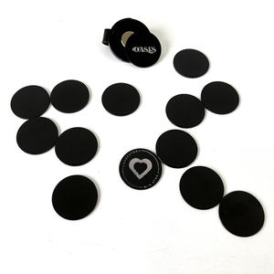 ブランクカラー25mmステンレススチールコインゴルフボールマーカーレーザー刻印磁気ボールマーカーハットクリップおよびディボットツール用 - Product Image 3