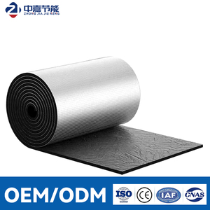 Panneau d'isolation en mousse de caoutchouc durable, résistant au vieillissement, panneau d'isolation en mousse PVC pour la réfrigération des tuyaux industriels - Product Image 1
