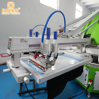 Máquina Automática de Serigrafía para Camisetas Pulpo de 3 Colores y 8 Estaciones