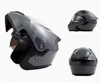 Casque de moto modulable certifié DOT, double visière, coque ABS, vente en gros usine