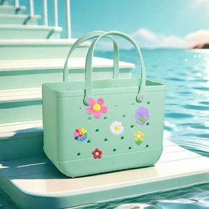 DIY Charms for Bogg Bag Flowers Charms for Bogg Bag <b>Accessories</b> Flowers <b>Beach</b> Charms for Bogg Bag Rubber Tote <b>Beach</b> HandBags - Product Image 4