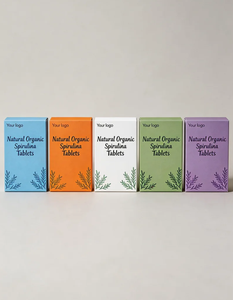 Comprimés de spiruline naturelle biologique de qualité alimentaire en vrac, poudre de spiruline pure - Product Image 4