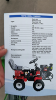 Meiqi 192 Essence 4x4 Mini Tracteur Motoculteur Motoculteur Véhicules électriques à quatre roues motrices