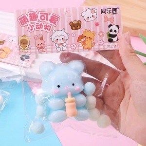 Juguete de TPR de Grado Alimenticio, Blandito, con Forma de Pastel de Arroz, para Amasar, con Música, Color Comestible, Juego Creativo con Sensación Cremosa - Product Image 2