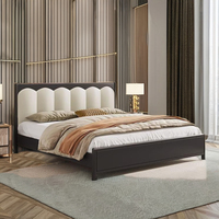Ensemble de Lit en Bois Massif Style Ancien Super Confortable Moderne Grand Lit Double/Queen Prix de Gros Mobilier de Chambre