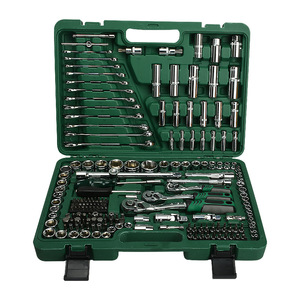Jeu de douilles de 53 pièces, 1/4 pouce, avec cliquet, coffret d'outils, réparation automobile, outils à main, usage domestique, OEM personnalisable, acier au carbone, garantie 1 an - Product Image 2