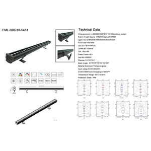 Lumière <span class=keywords><strong>de</strong></span> lavage linéaire d'extérieur 18W 36W Ac Dc Ip66 Dmx512 éclairage Architectural Led lumière <span class=keywords><strong>de</strong></span> lavage mural - Product Image 3
