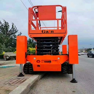 Warehouse <strong>4</strong>-14m Electric Scissor <strong>Lift</strong> Portable Mobile Scissor <strong>Lift</strong> Vertical Lifting <strong>Platform</strong> - Product Image 4